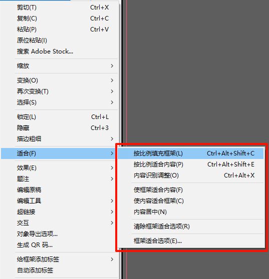 框架适合选项