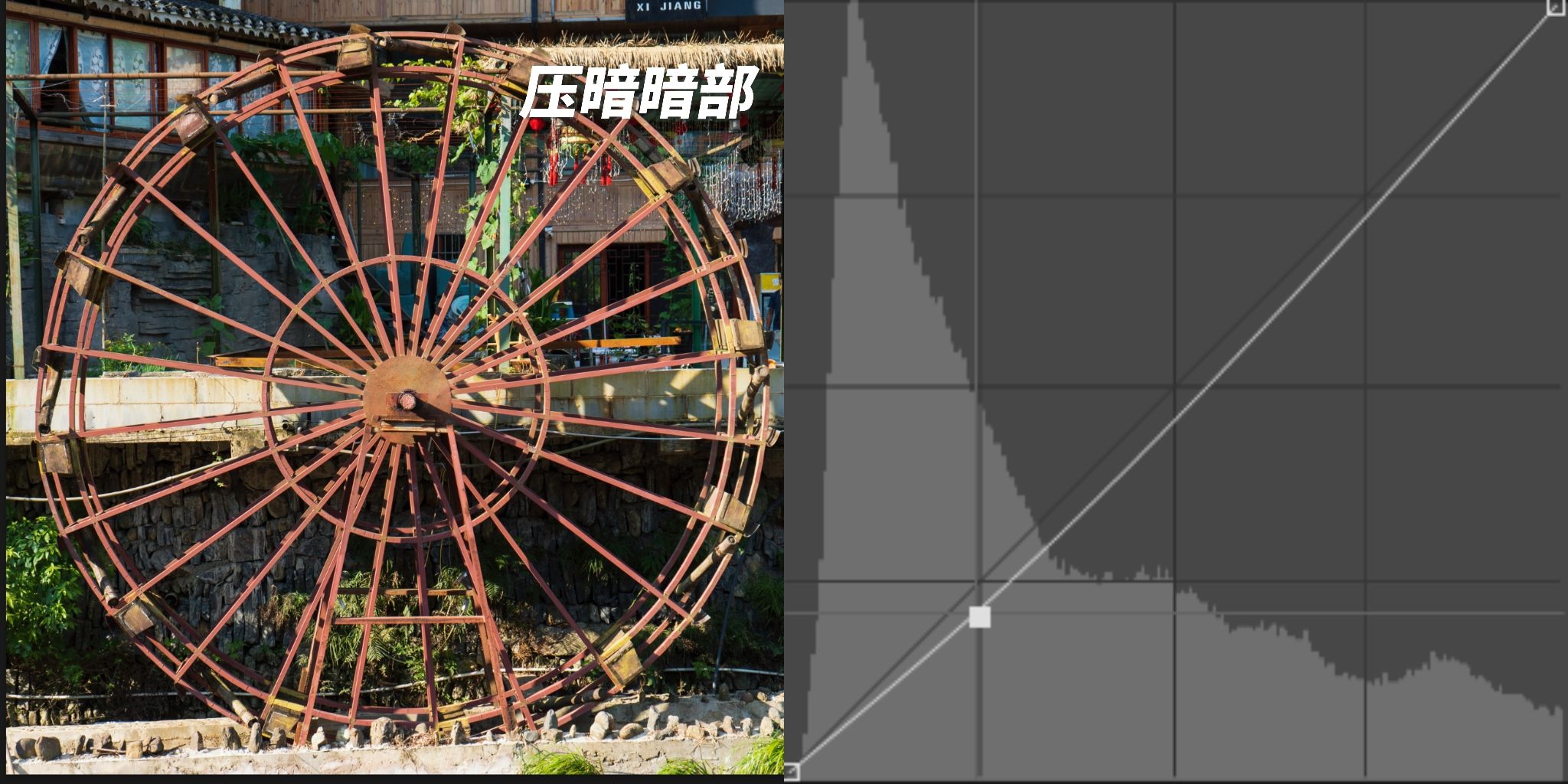 Step2 压暗暗部