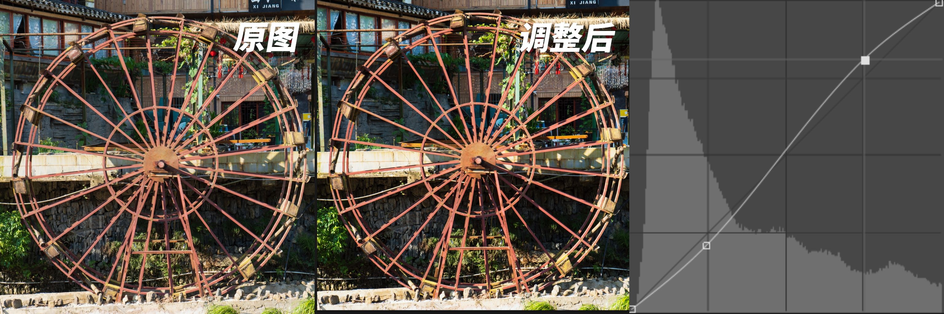 原图/调整后对比